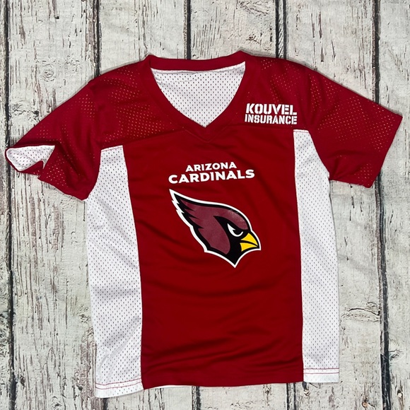 Arizona Cardinals NFL Flag Football Boys Kids Reversible Jersey Youth Shirt - Picture 4 of 6